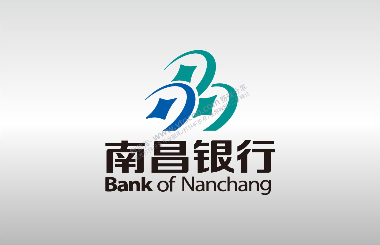 南昌银行标志LOGO矢量图通用AI档激光打标图档文件