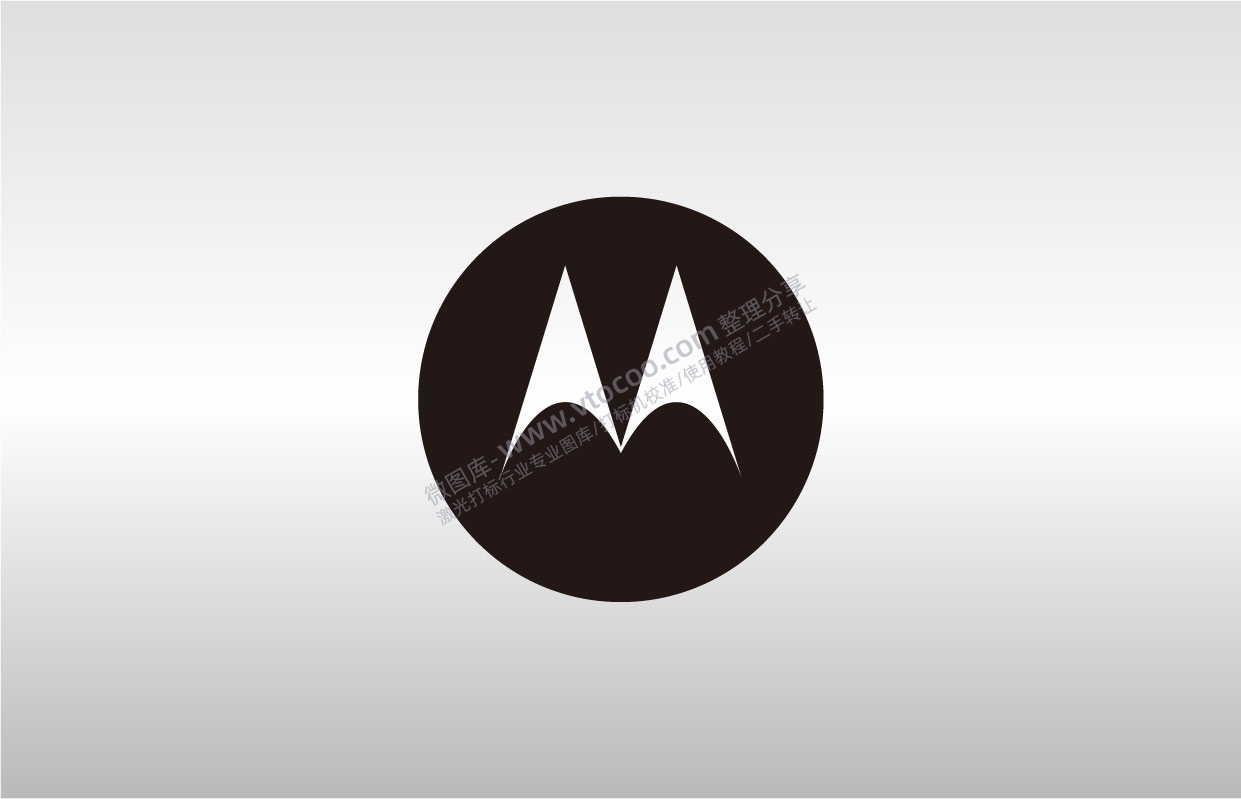 摩托罗拉标志LOGO矢量图通用AI档激光打标图档文件