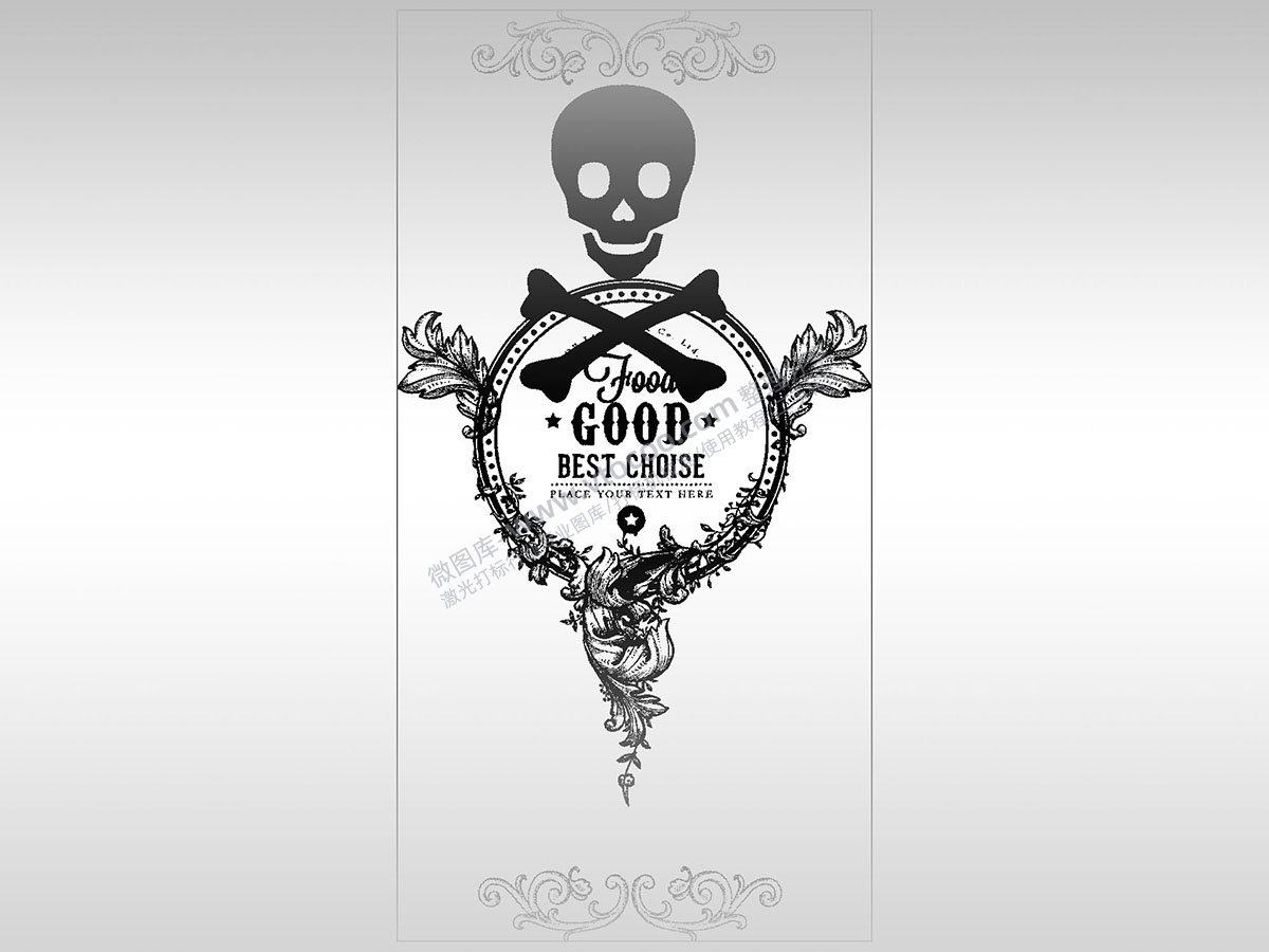 手机壳激光打标灰图黑白图位图激光打标模板镭射模板通用激光打标图档文件38