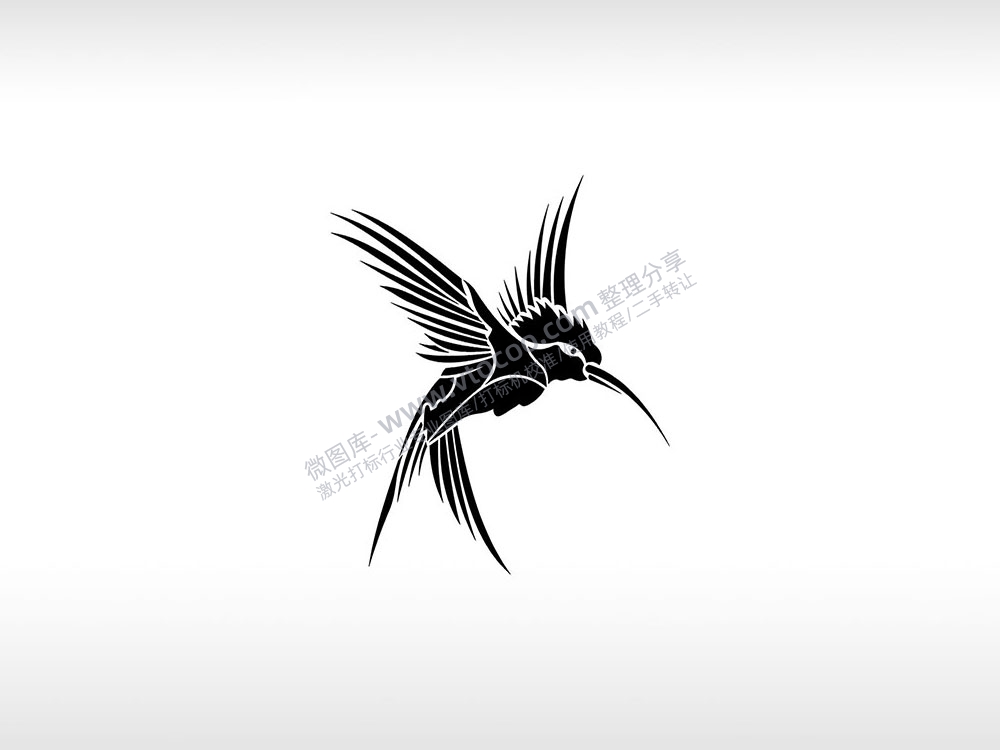 啄木鸟财富勤劳健康AI8.0格式激光打标文件通用矢量图