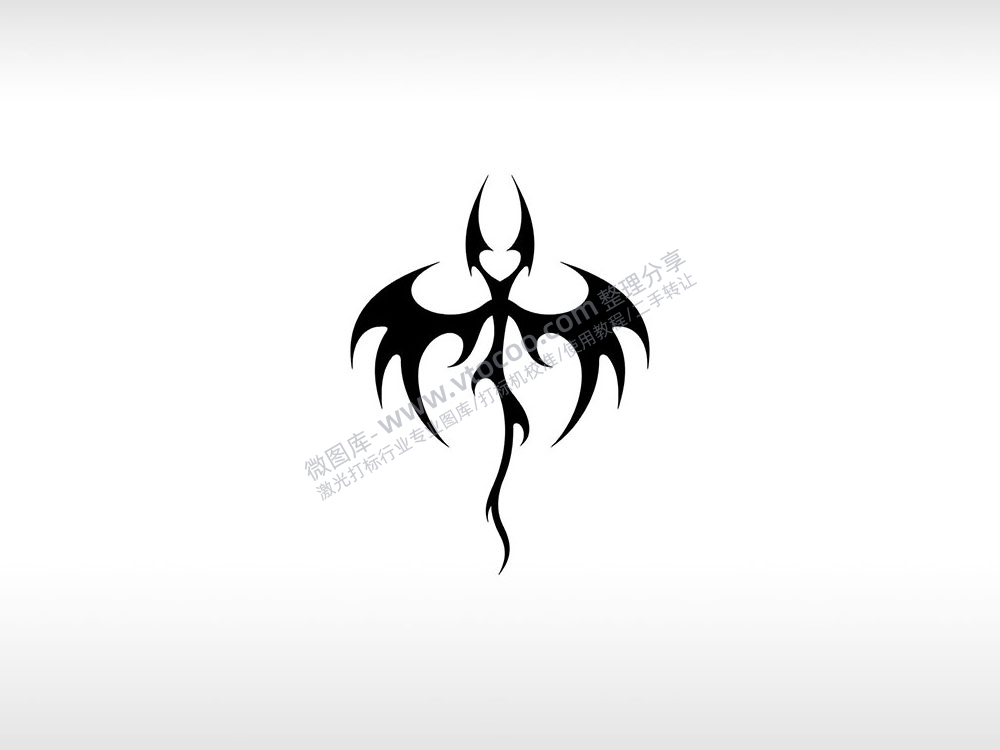 恶魔萨尔logo魔兽争霸AI8.0格式激光打标文件通用矢量图