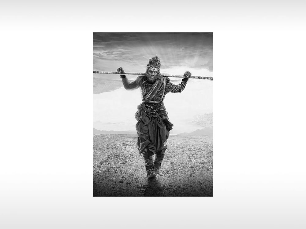 猴子猴王孙悟空孙大圣如来佛通用位图激光打标文件