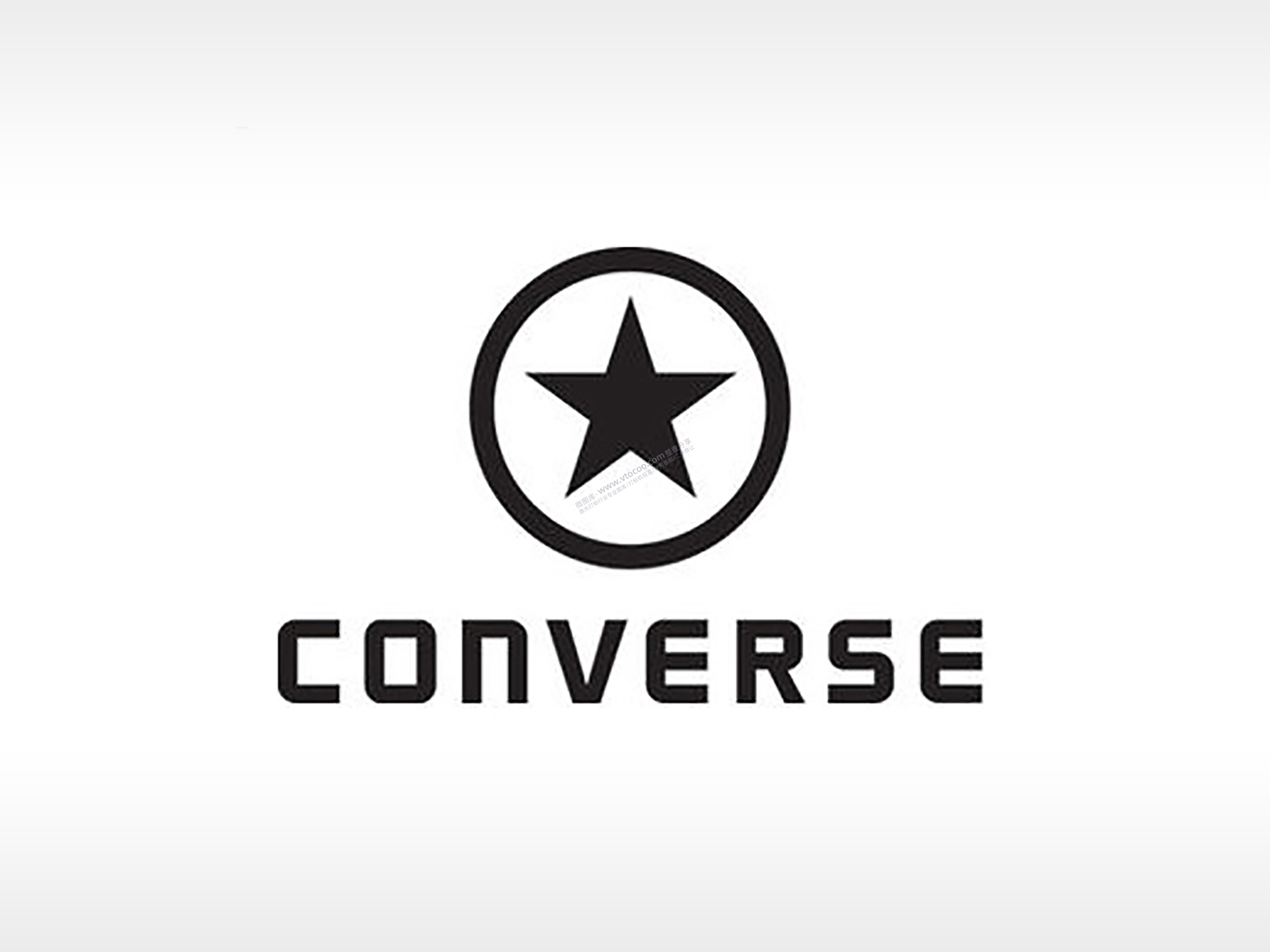 匡威鞋子服装品牌雕刻激光打标文件通用位图