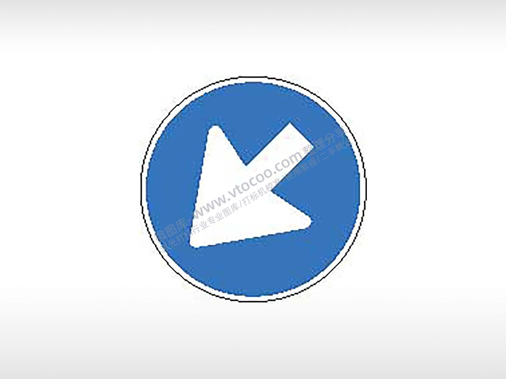 靠左车道行驶交通标志运输交通图标系列布告栏蓝色白色