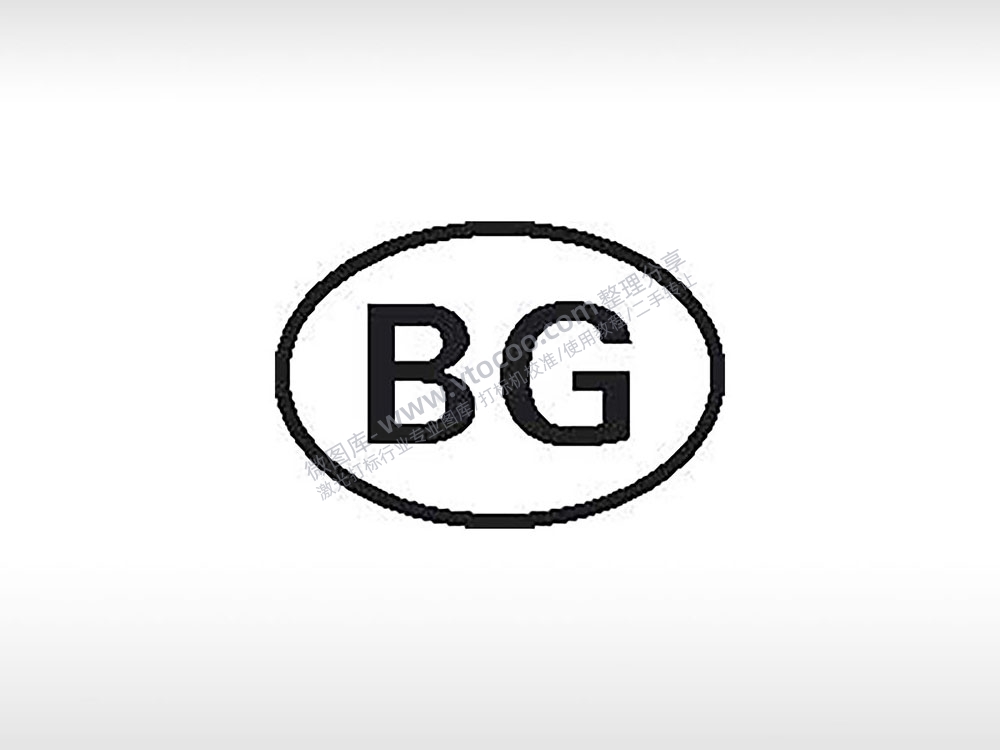 BG字母初始徽标商标电子产品标志标识公共标志