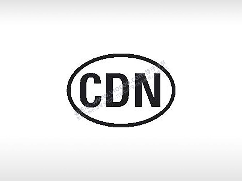 CDN字母初始徽标商标电子产品标志标识公共标志