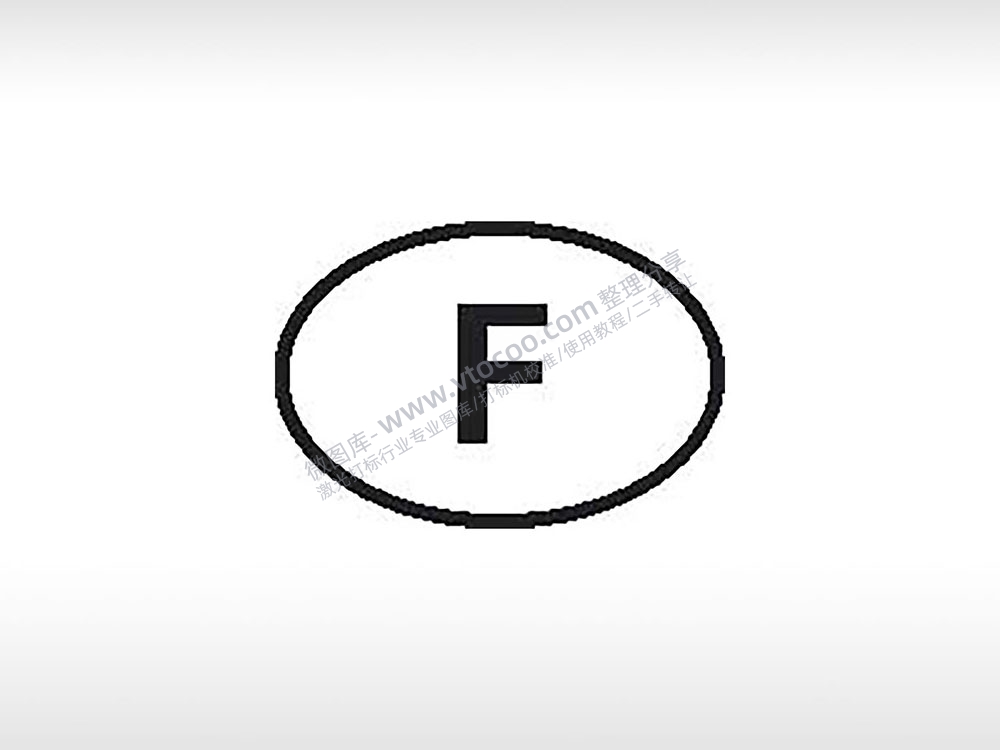 F字母初始徽标商标电子产品标志标识公共标志