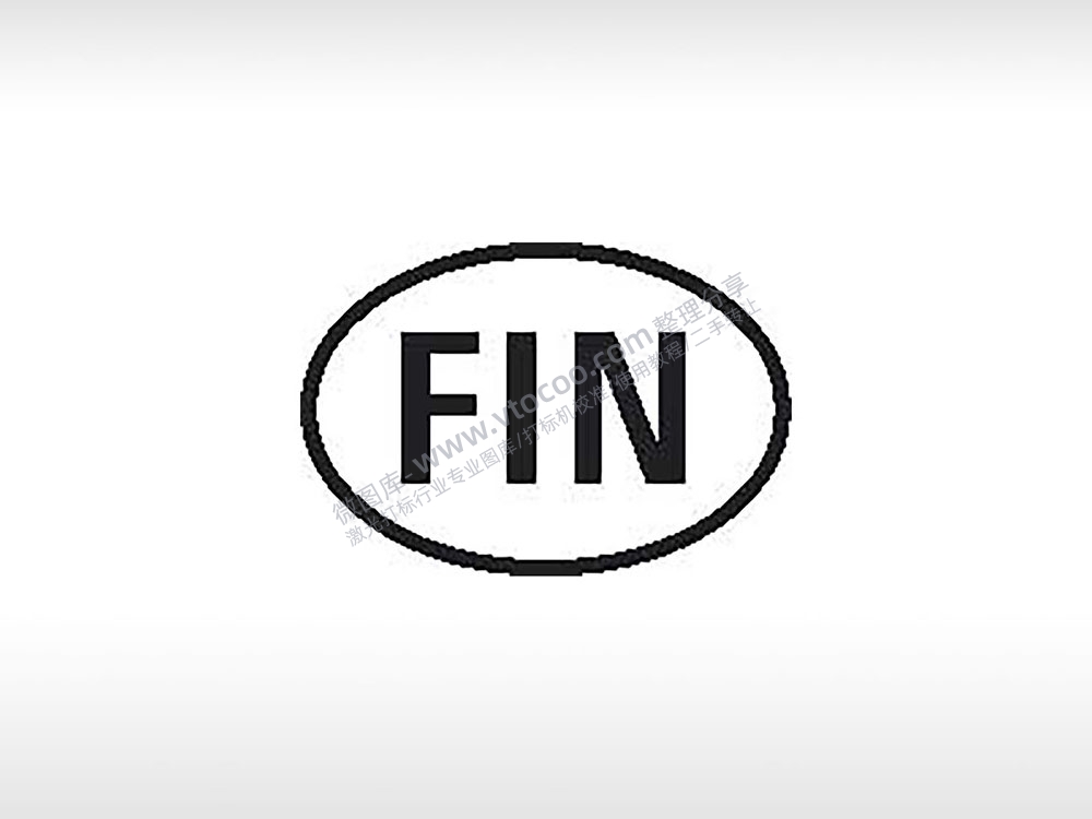 FIN字母初始徽标商标电子产品标志标识公共标志