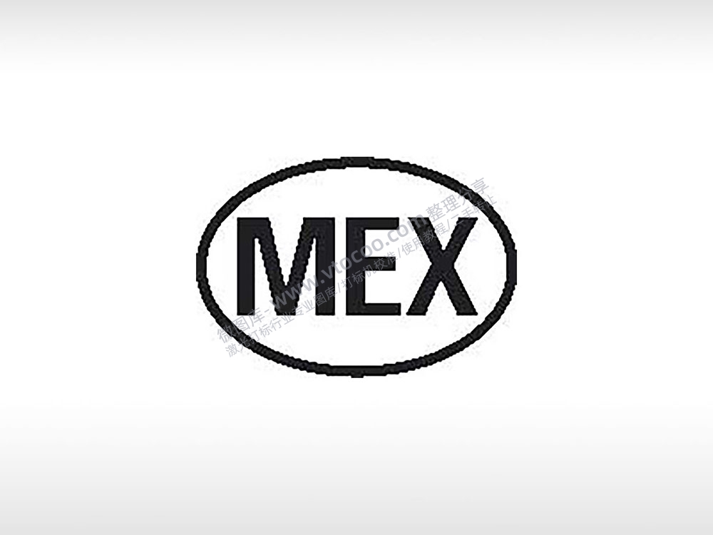MEX字母初始徽标商标电子产品标志标识公共标志