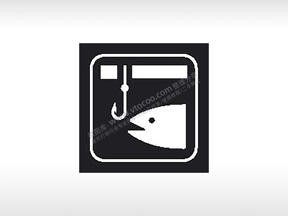 钓鱼娱乐公共标志生活日常公共图标系列布告栏黑色白色