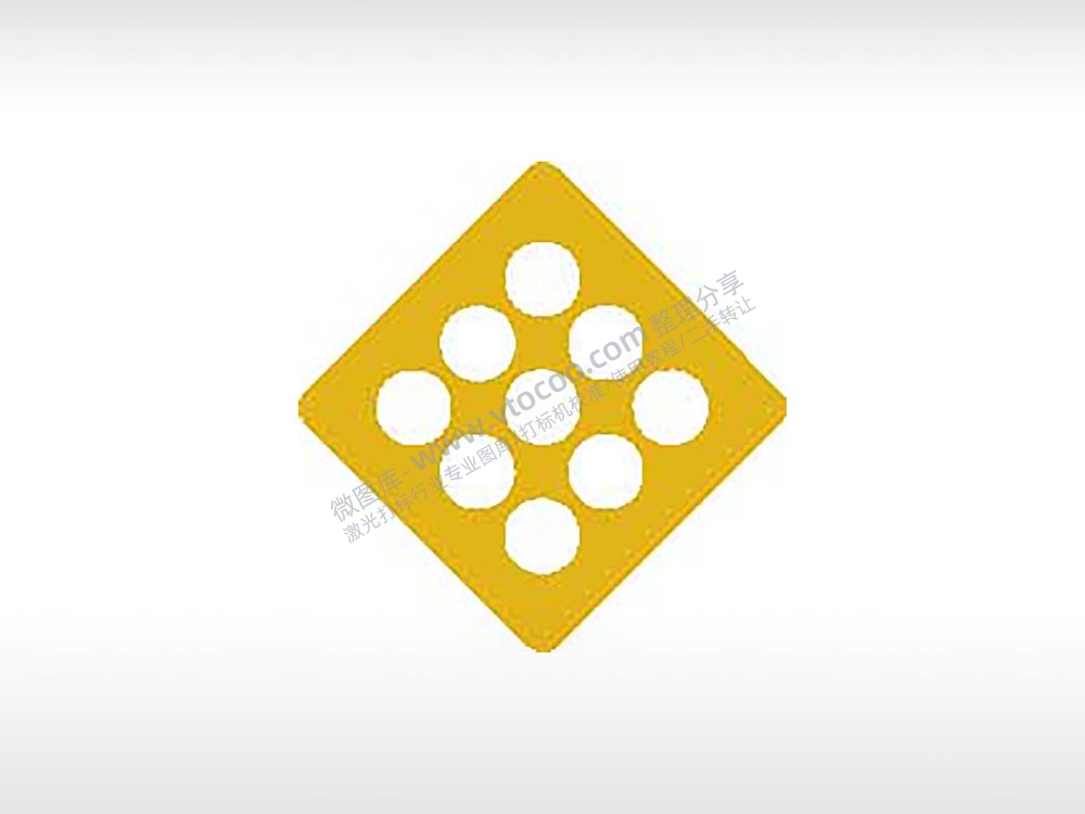 交通指示灯蜜蜂交通标志公共标志AI8.0格式激光打标文件通用矢量图