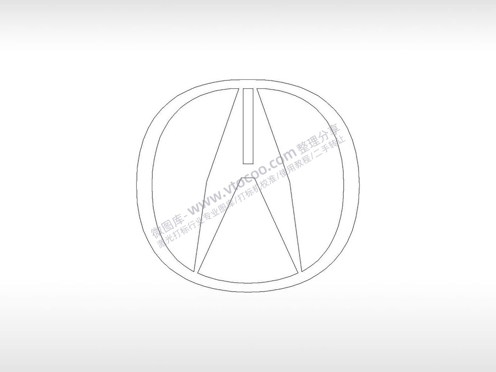 极品汽车logo中国交通工具PLC格式激光打标文件通用矢量图