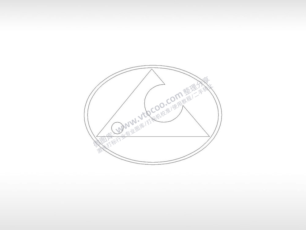 猎豹汽车车标logo交通工具PLC格式激光打标文件通用矢量图