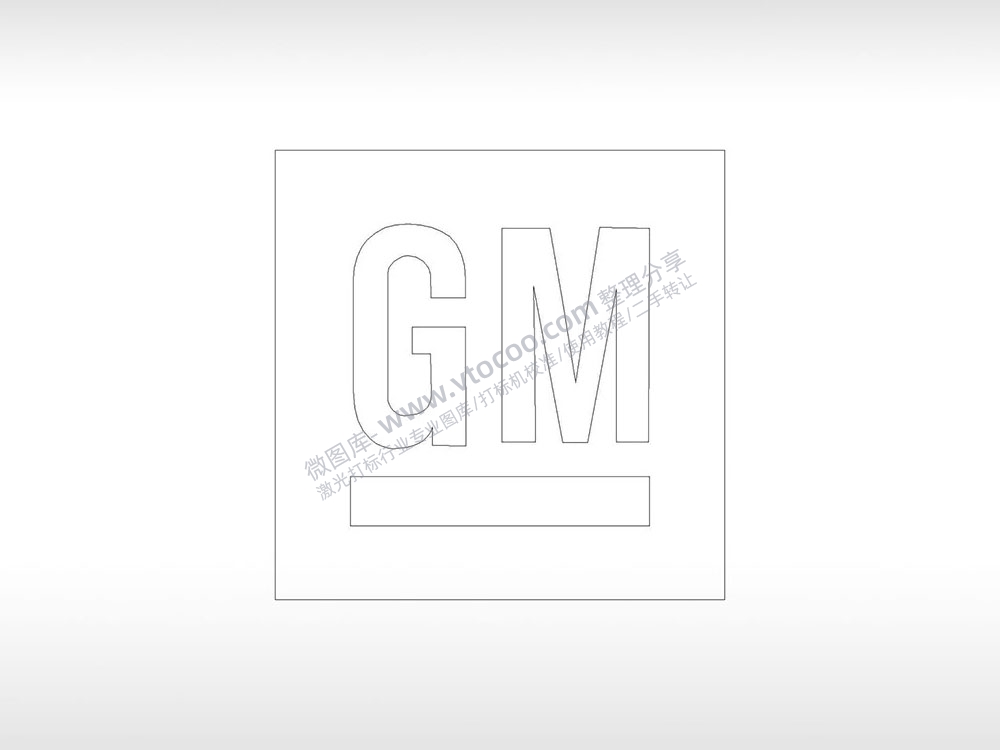 通用汽车品牌logo交通PLC格式激光打标文件通用矢量图