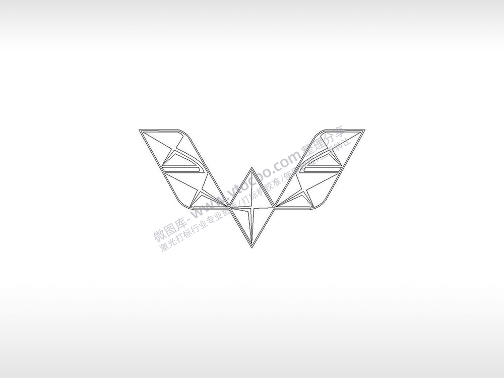 铃木3汽车车标logo交通工具PLC格式激光打标文件通用矢量图