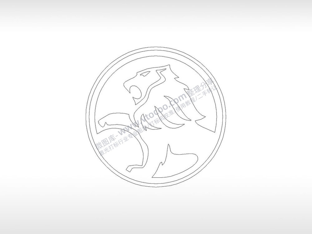 霍顿汽车logo澳大利亚交通工具PLC格式激光打标文件通用矢量图