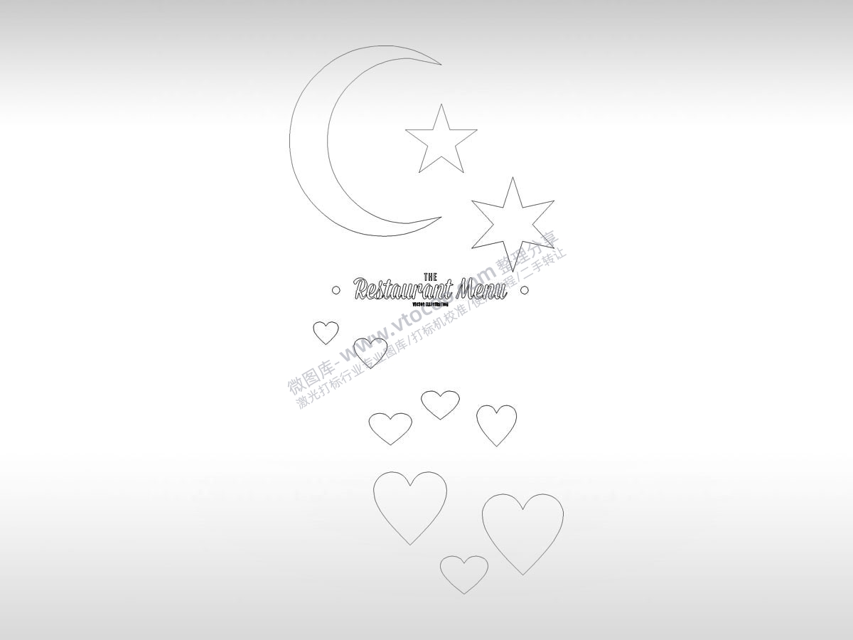 星星月亮英文手机壳个性卡通图案线描