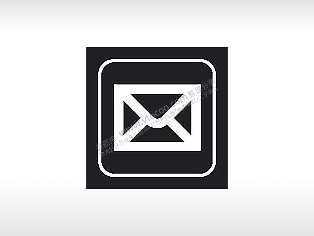 电子邮件邮箱交通公共标志生活日常公共图标系列布告栏黑色白色