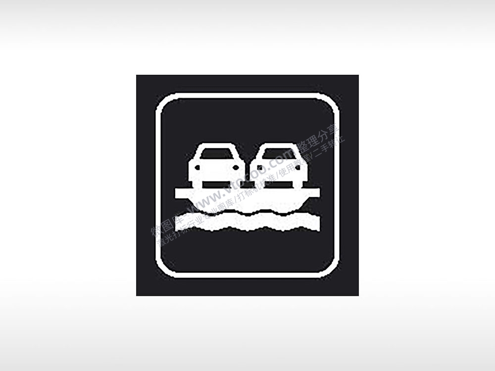 汽车渡船标志交通公共标志生活日常公共图标系列布告栏黑色白色