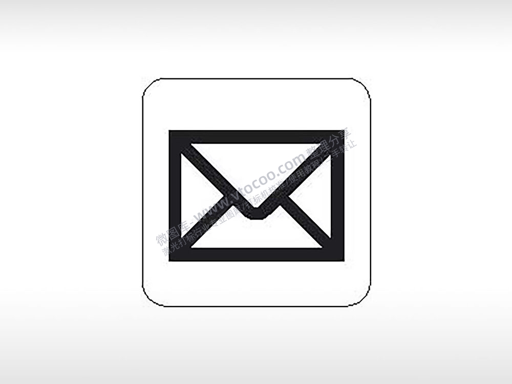 电子邮箱公共标志生活日常公共图标系列布告栏黑色白色