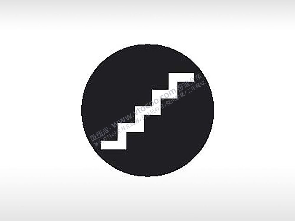 楼梯公共标志生活日常公共图标系列布告栏黑色白色