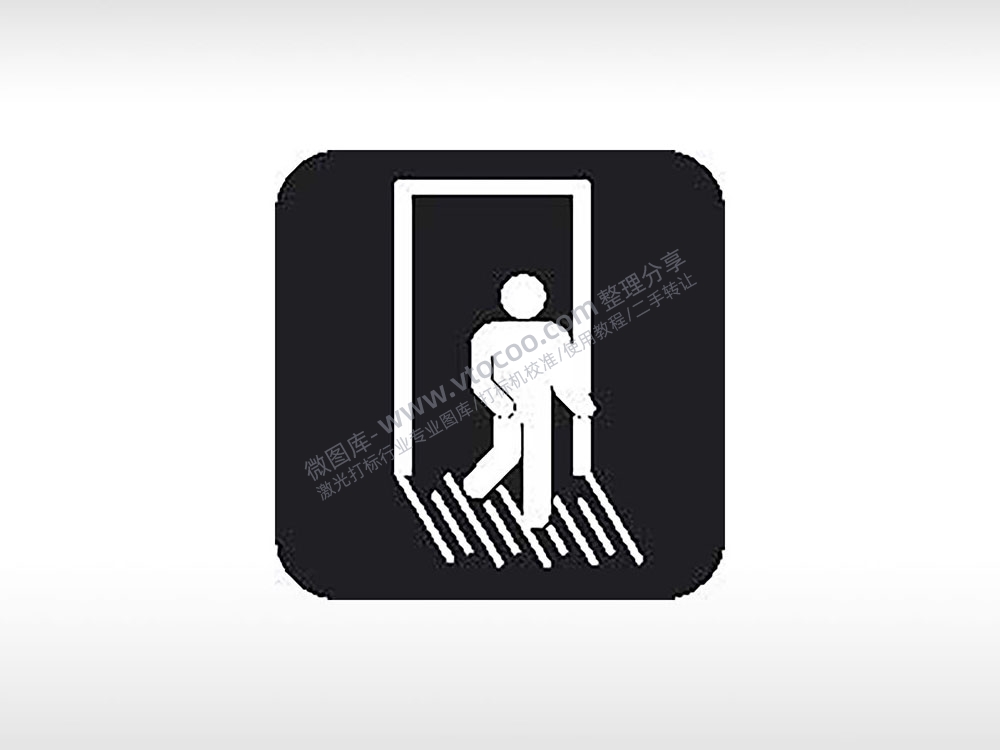 出门公共标志生活日常公共图标系列布告栏黑色白色
