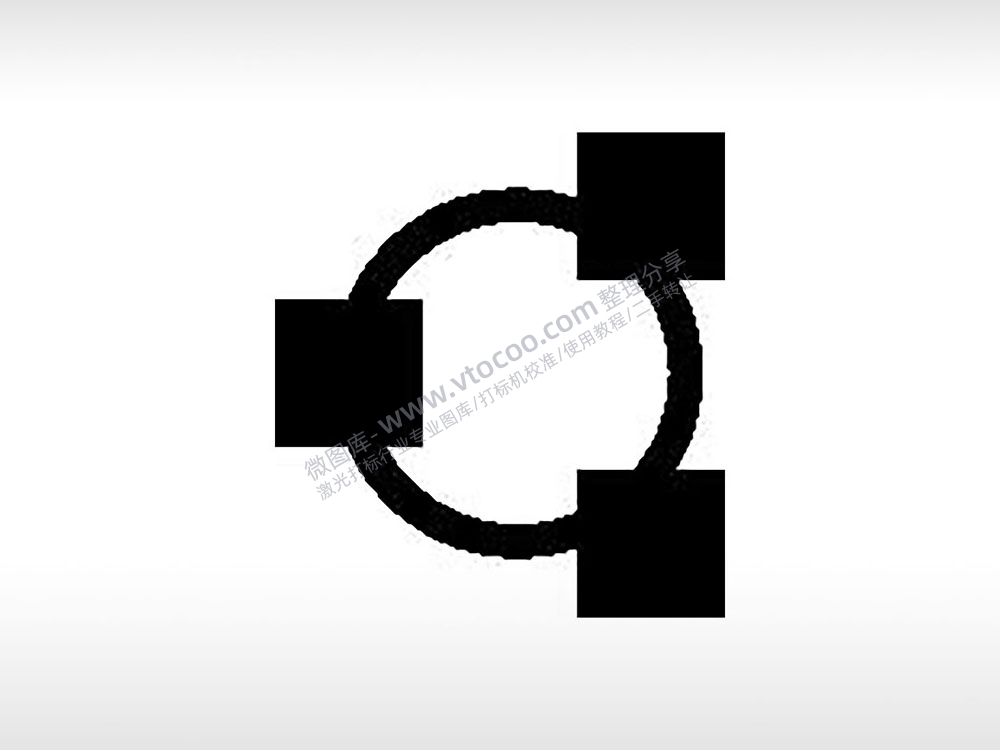 圆圈方块公共标志生活日常公共图标系列布告栏黑色白色