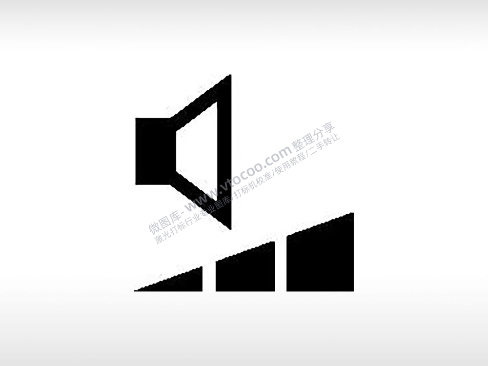 声音音量公共标志生活日常公共图标系列布告栏黑色白色