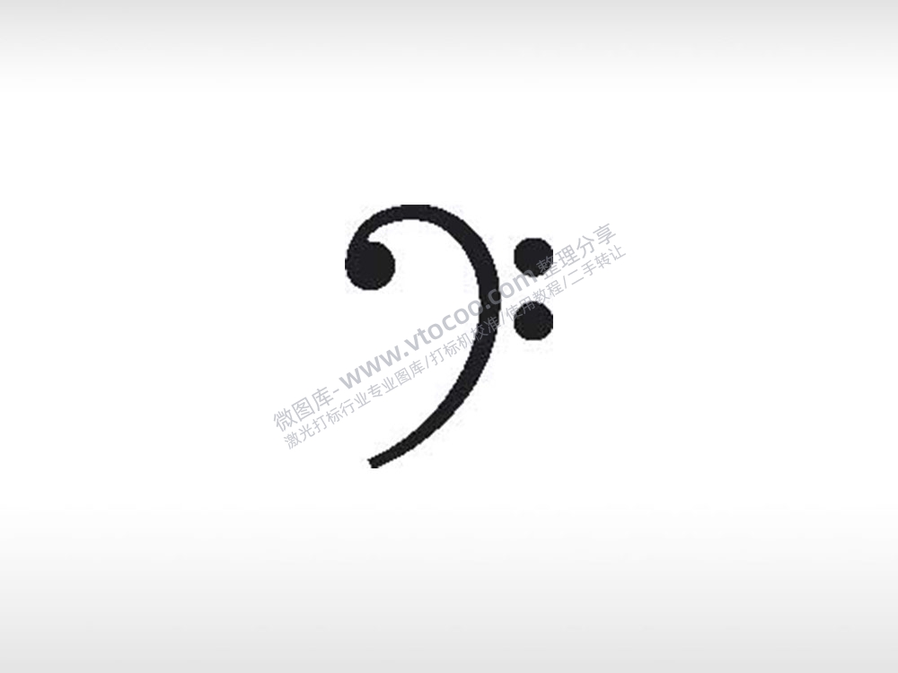 音乐谱号公共标志生活日常公共图标系列布告栏黑色白色