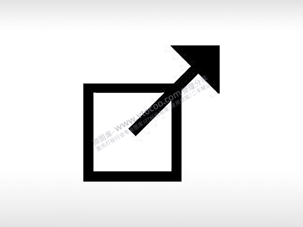 外部链接图标公共标志生活日常公共图标系列布告栏黑色白色