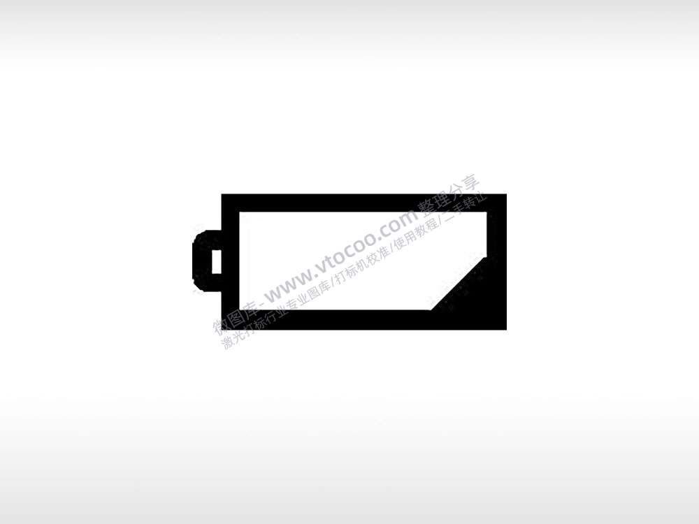 电池电量公共标志生活日常公共图标系列布告栏黑色白色