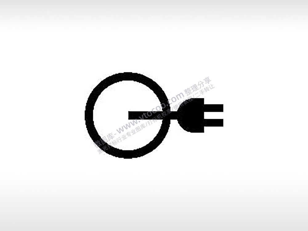 电源符号公共标志生活日常公共图标系列布告栏黑色白色