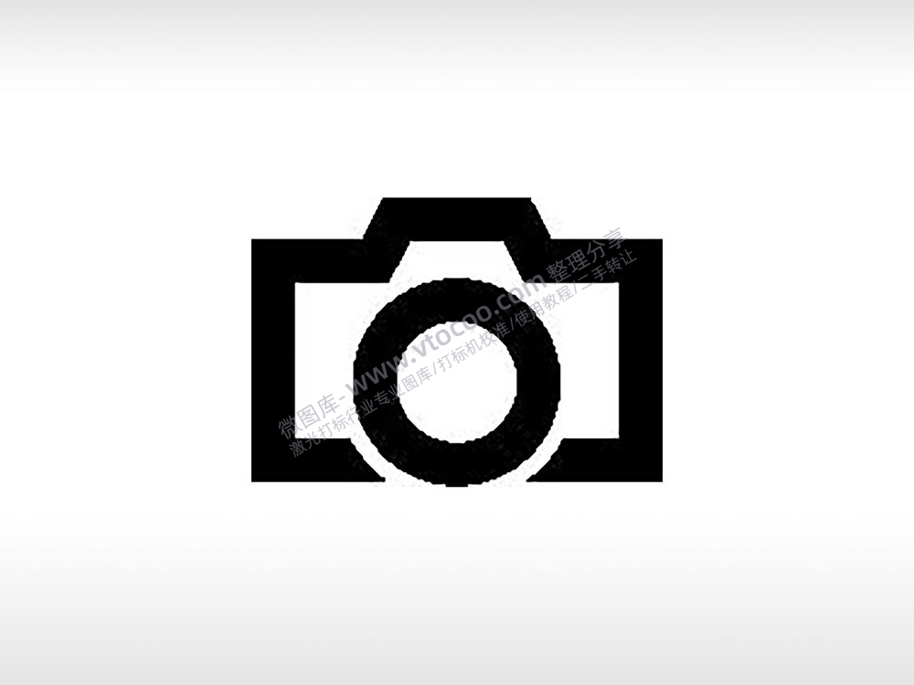 相机图标公共标志生活日常公共图标系列布告栏黑色白色