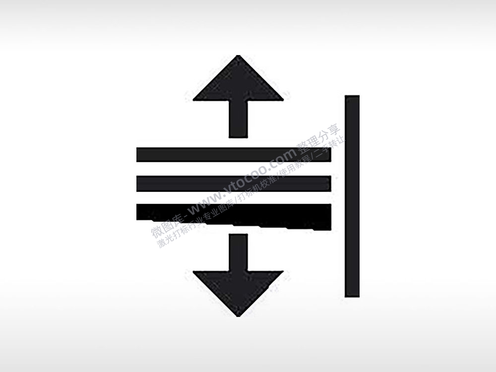 增大间距公共标志生活日常公共图标系列布告栏黑色白色