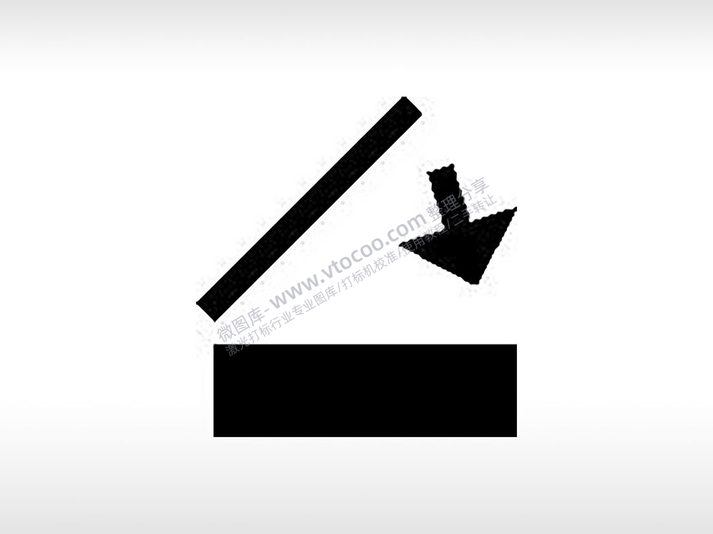 合上复印件扫描仪公共标志生活日常公共图标系列布告栏黑色白色