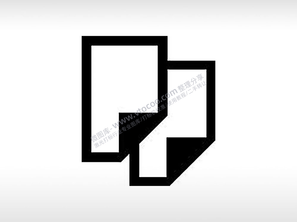 复制文件图标公共标志生活日常公共图标系列布告栏黑色白色