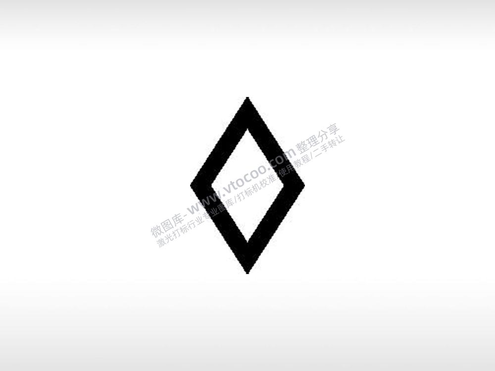 菱形公共标志生活日常公共图标系列布告栏黑色白色