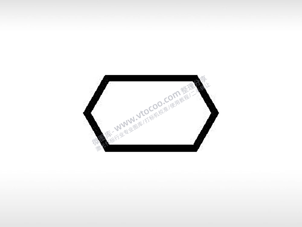 多边形形状公共标志生活日常公共图标系列布告栏黑色白色