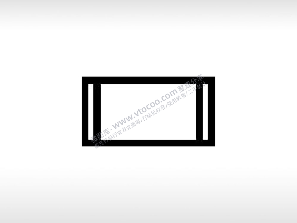 方框公共标志生活日常公共图标系列布告栏黑色白色