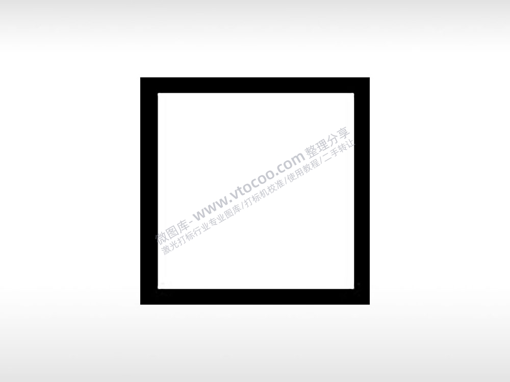 正方形形状公共标志生活日常公共图标系列布告栏黑色白色