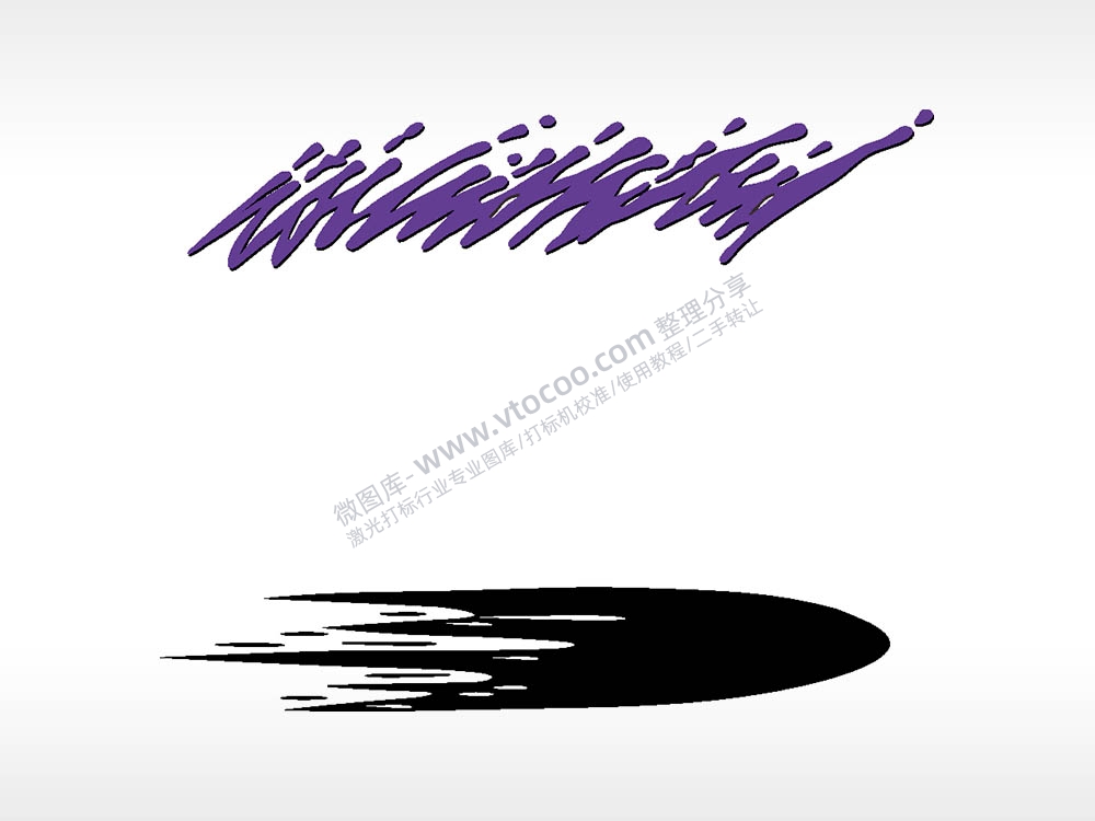 攻击光波汽车贴花精品车贴精选AI8.0格式激光打标文件通用矢量图