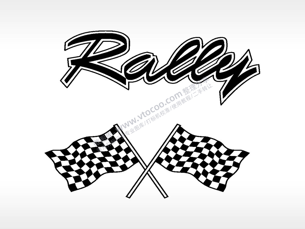 Rally 比赛旗赛车旗帜汽车贴花卡通名图精品车贴精选