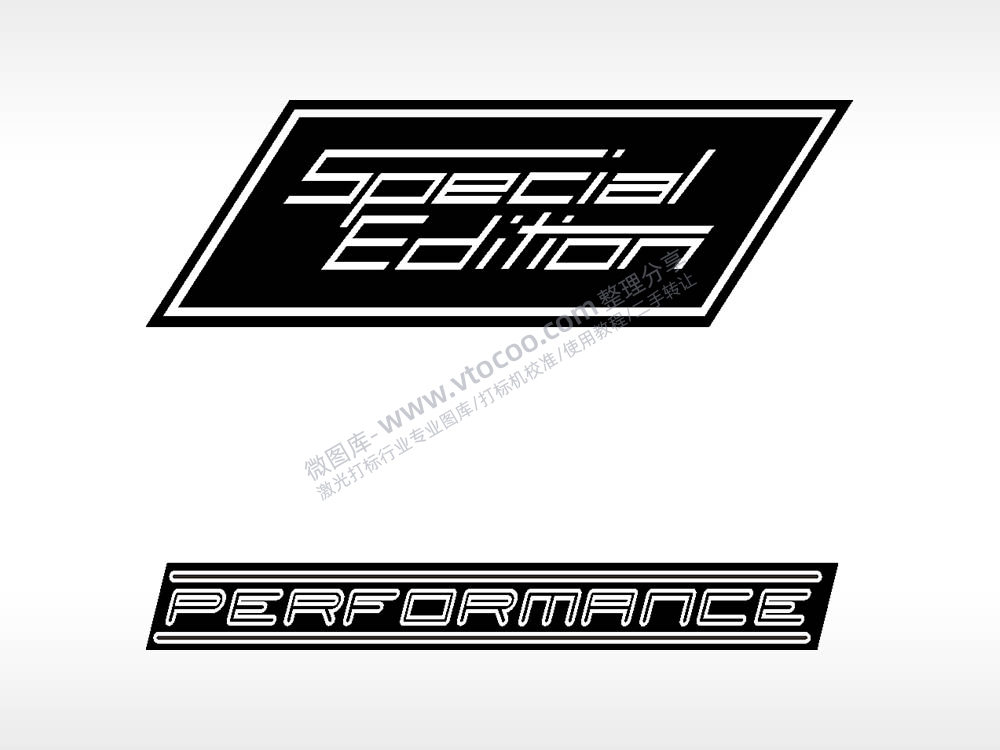 Special Edition PERFORMANCE汽车贴花卡通名图精品车贴精选