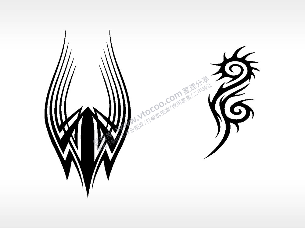 海马山丘汽车贴花卡通名图精品车贴精选