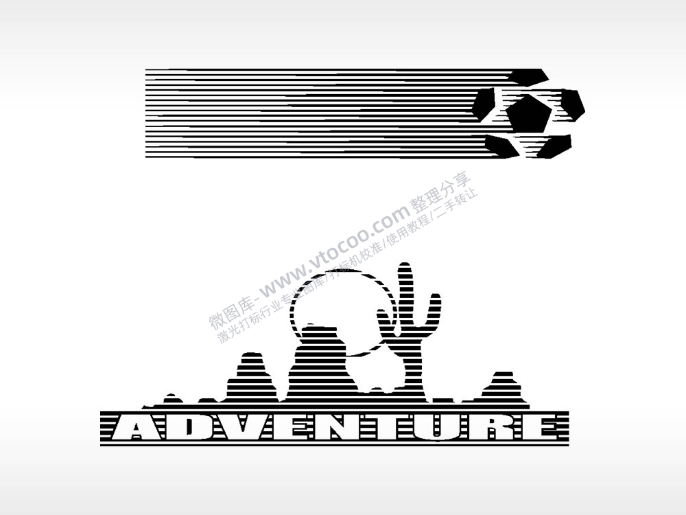 ADVENTURE沙漠汽车贴花卡通名图精品车贴精选