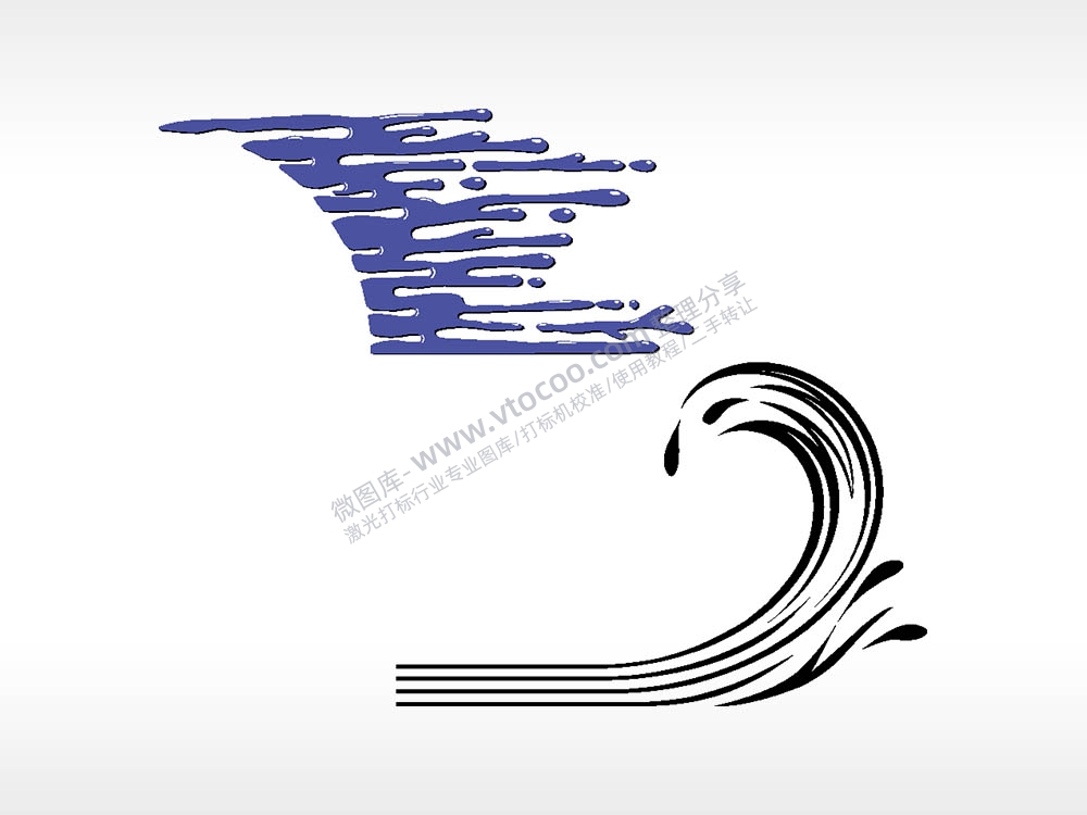 水浪汽车贴花名图精品车贴精选AI8.0格式激光打标文件通用矢量图