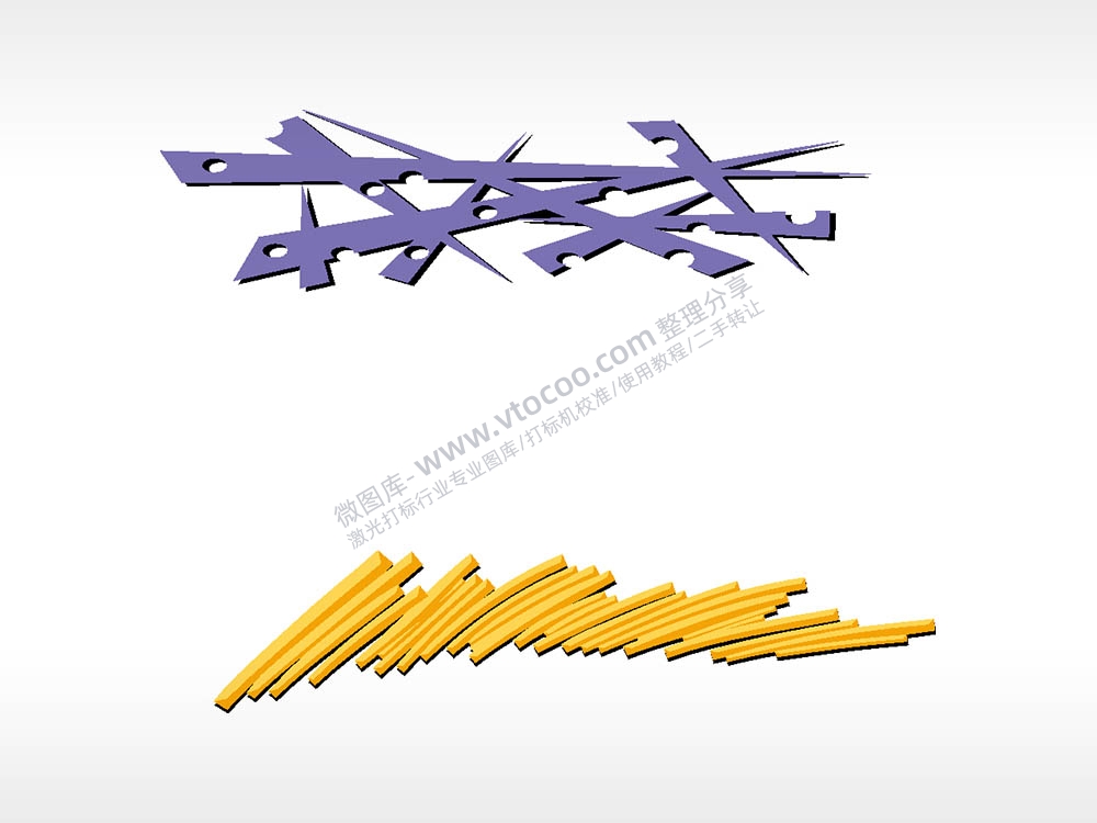 汽车贴花卡通名图精品车贴精选AI8.0格式激光打标文件通用矢量图