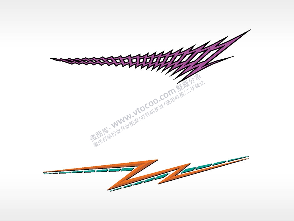 格子纹汽车贴花精品车贴精选AI8.0格式激光打标文件通用矢量图