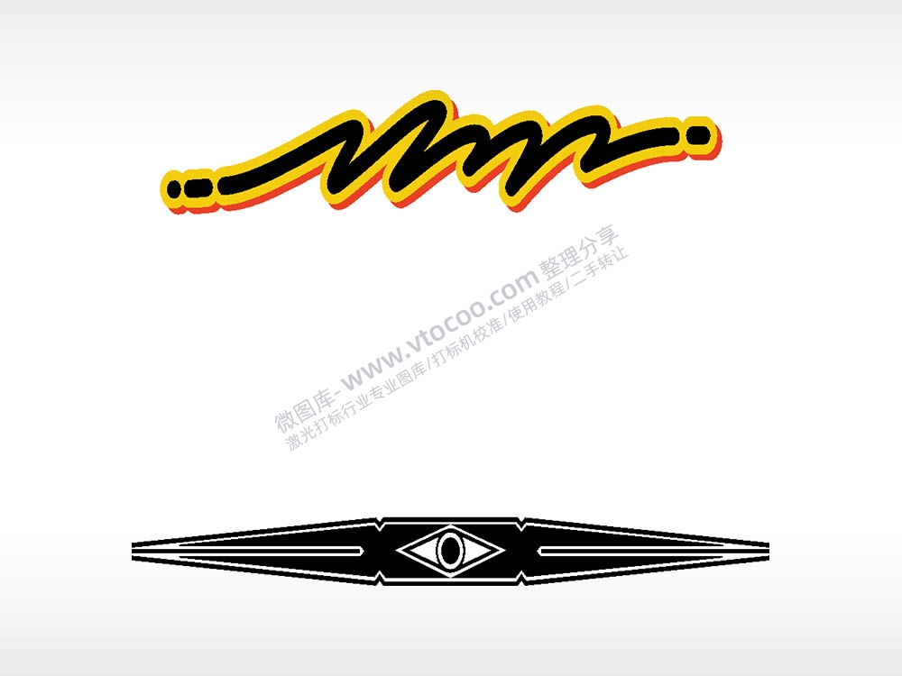 眼汽车贴花名图精品车贴精选AI8.0格式激光打标文件通用矢量图