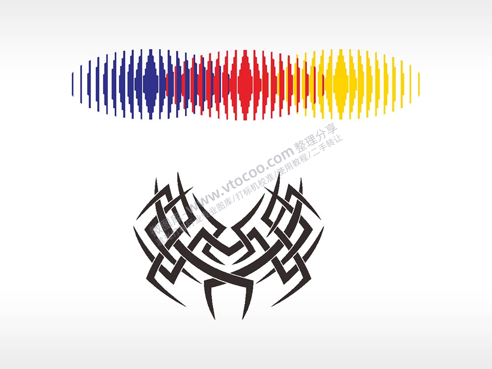 线条涂鸦形状汽车贴花卡通名图精品车贴精选